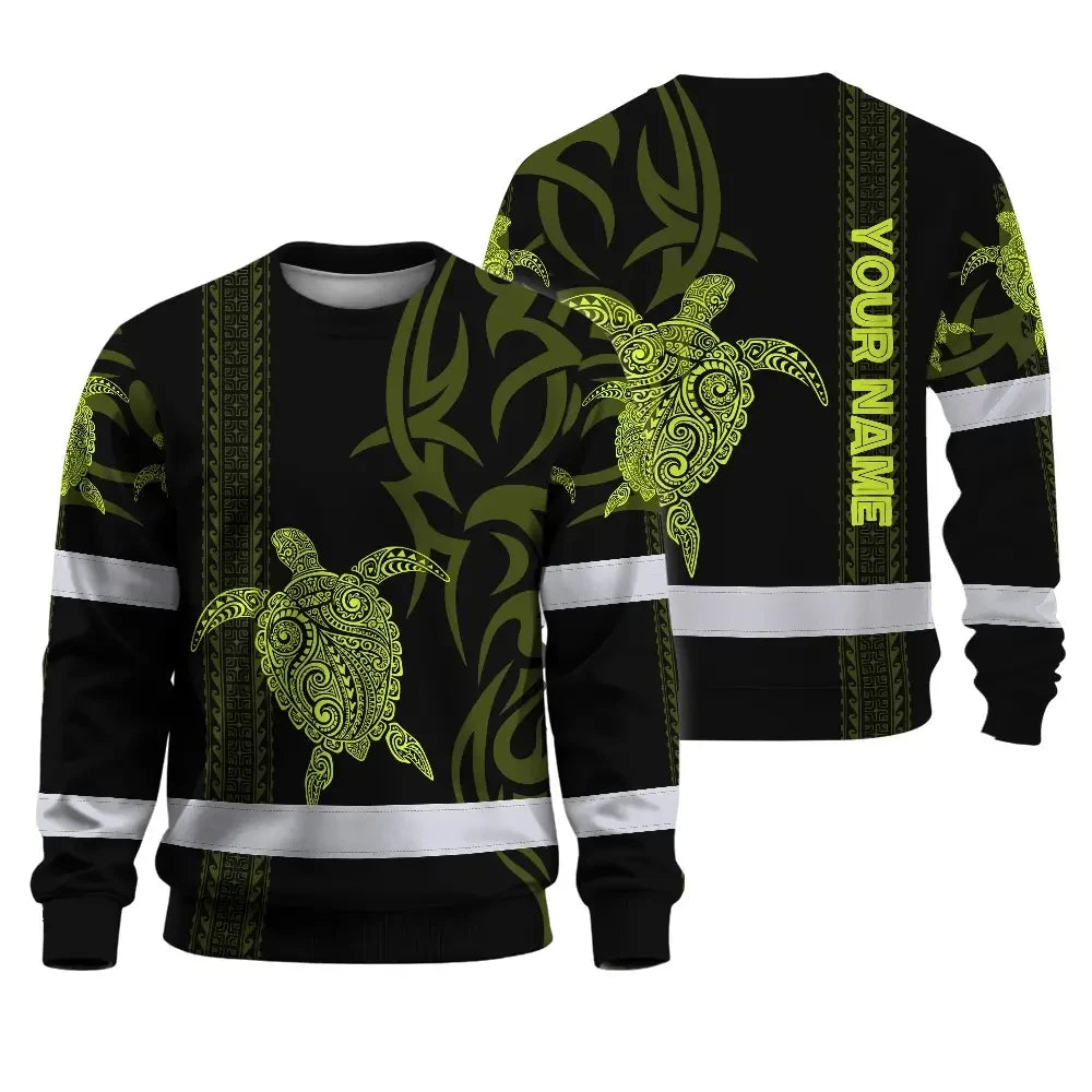Lime Neon Hi-Vis Long Sleeve Shirt