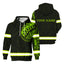 Green Neon Hi-Vis Hoodie