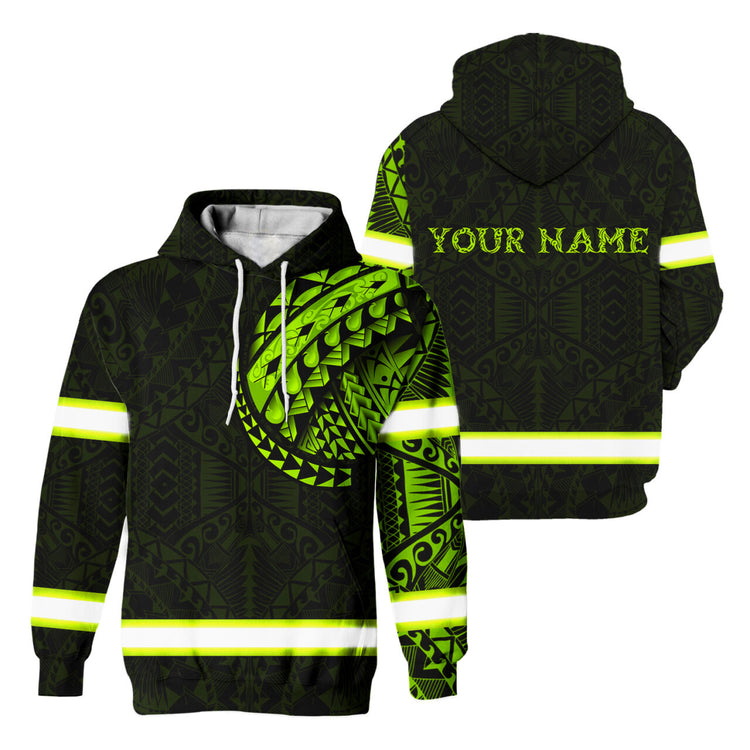 Green Neon Hi-Vis Hoodie