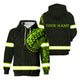 Green Neon Hi-Vis Hoodie