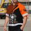 Orange Neon Mechanic 2 Hi-Vis Hawaiian Shirt