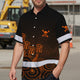 Orange Neon Mechanic 3 Hi-Vis Hawaiian Shirt