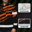 Hi Vis Hawaiian Long Sleeve Shirt Reflective Orange American Flag Hi-Vis Long Sleeve Shirt
