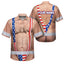 Funny Chest Hair Hi-Vis Hawaiian Shirt