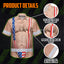 Funny Chest Hair Hi-Vis Hawaiian Shirt