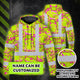 Hi Vis Hoodie Shirt Reflective Tapes Pink And Lime Neon Frog Hi-Vis Hoodie