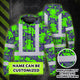 Hi Vis Hoodie Shirt Reflective Tapes Green Neon Violet Frog Hi-Vis Hoodie