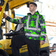 Hi Vis Hoodie Shirt Reflective Tapes Green Neon Violet Frog Hi-Vis Hoodie