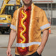 Funny Sausage Hi-Vis Hawaiian Shirt