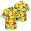 Funny Yellow Surfing Hi-Vis Hawaiian Shirt