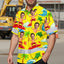 Funny Yellow Surfing Hi-Vis Hawaiian Shirt