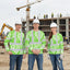 Green Neon White Flowers Hi-Vis Long Sleeve Shirt