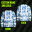 Hi Vis Long Sleeve Shirt Uniform Reflective Blue Neon Hi-Vis Long Sleeve Shirt