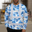 Hi Vis Long Sleeve Shirt Uniform Reflective Blue Neon Hi-Vis Long Sleeve Shirt