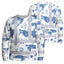 Blue Flowers Turtle 2 Hi-Vis Long Sleeve Shirt
