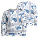 Blue Flowers Turtle 2 Hi-Vis Long Sleeve Shirt