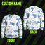Blue Flowers Turtle 2 Hi-Vis Long Sleeve Shirt