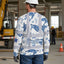 Blue Flowers Turtle 2 Hi-Vis Long Sleeve Shirt
