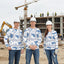 Blue Flowers Turtle 2 Hi-Vis Long Sleeve Shirt