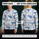 Blue Flowers Turtle 2 Hi-Vis Long Sleeve Shirt