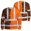 TiKi Hawaiian Orange Neon Hi-Vis Long Sleeve Shirt