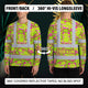 Pink And Lime Neon Frog Hi-Vis Long Sleeve Shirt