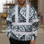 Black Grey Flowers Hi-Vis Long Sleeve Shirt