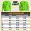 Lime Neon Polynesian And Tree Hi-Vis Long Sleeve Shirt