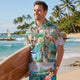 Funny Couple Beach Hi-Vis Hawaiian Shirt