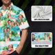 Funny Couple Beach Hi-Vis Hawaiian Shirt
