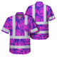 Violet Pink Ohia Lehua Hi-Vis Hawaiian Shirt