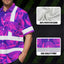 Violet Pink Ohia Lehua Hi-Vis Hawaiian Shirt