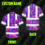 Violet Pink Turtle Hi-Vis Hawaiian Shirt