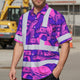 Violet Pink Turtle Hi-Vis Hawaiian Shirt