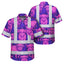Violet Pink Cow Hi-Vis Hawaiian Shirt