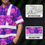 Violet Pink Cow Hi-Vis Hawaiian Shirt