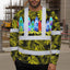 Yellow Surfboard Flower Hi-Vis Long Sleeve Shirt