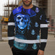 Green Black 2 Skull Boat Hi-Vis Long Sleeve Shirt