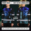 Green Black 2 Skull Boat Hi-Vis Long Sleeve Shirt