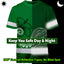 Green White Polynesian Hi-Vis Work Shirt