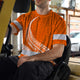 Orange White Polynesian Hi-Vis Work Shirt