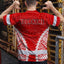 Red White Polynesian Hi-Vis Work Shirt
