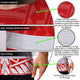 Red White Polynesian Hi-Vis Work Shirt