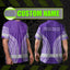 Violet White Polynesian Hi-Vis Work Shirt