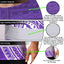 Violet White Polynesian Hi-Vis Work Shirt