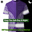 Violet White Polynesian Hi-Vis Work Shirt