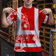 White Red Neon Hi-Vis Work Shirt