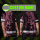 Pink Neon Polynesian And Flower Hi-Vis Work Shirt