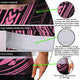 Pink Neon Polynesian And Flower Hi-Vis Work Shirt