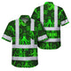 Green Neon Octopus Hi-Vis Hawaiian Shirt